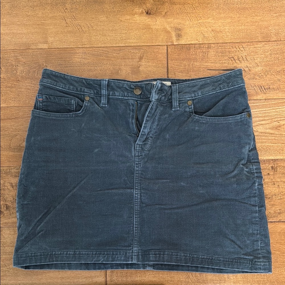 Patagonia Blue Corduroy Skirt